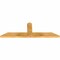 Ekena Millwork Portland Rough Sawn Timber Gable Bracket, Western Red Cedar, 48"W x 16"H x 2"D x 4"F, 8/12 Pitch GBW048X16X0204POR00RWR - alternate 3